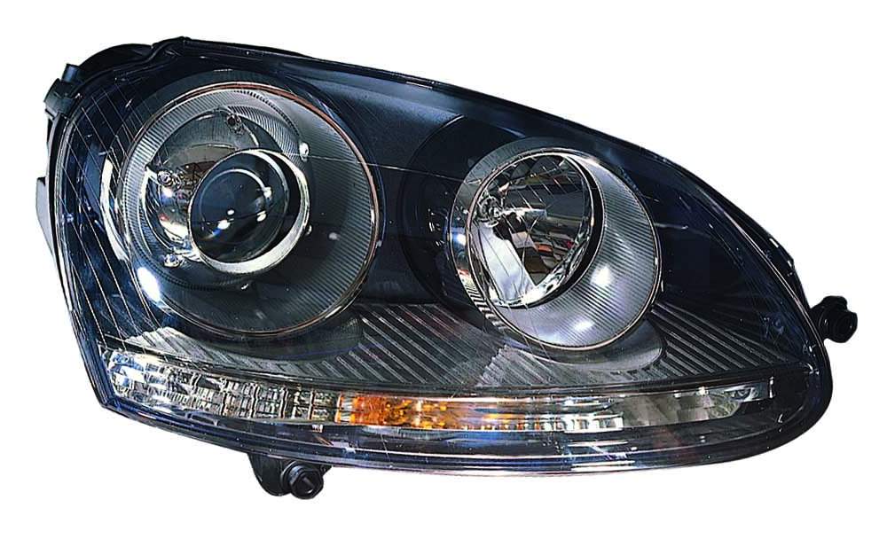 Head Lamp Rh (Xenon) Hq - Volkswagen Jetta (2005-) (Type 5) 2005-2010 | Volkswagen Gti (2006-) 2006-2009 | Volkswagen Rabbit 2006-2009