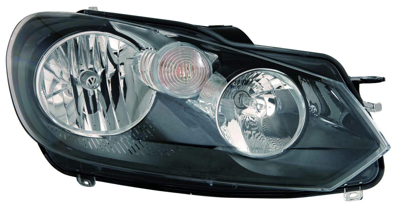 Head Lamp Rh Halogen Hella Type Hq - Volkswagen Gti (2010-) 2010-2014 | Volkswagen Golf (1999-) 2010-2014