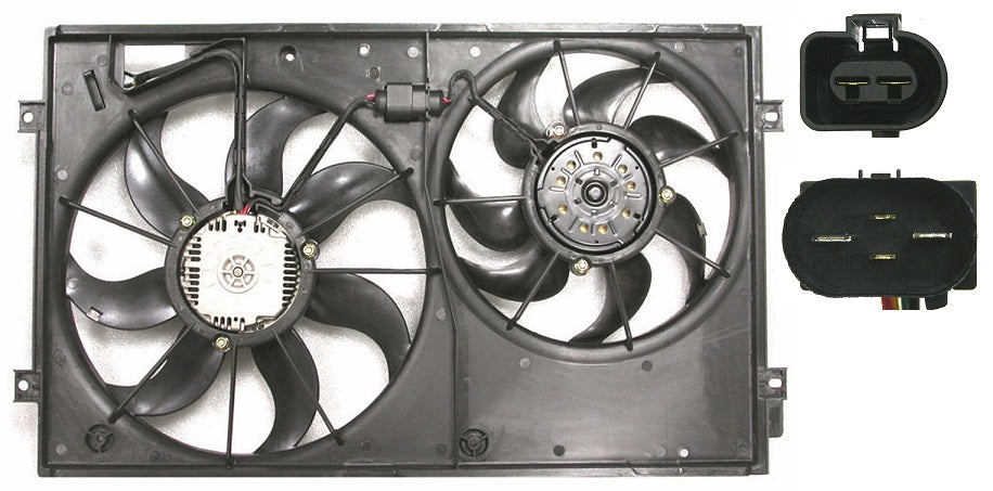 Cooling Fan Assy 2.5L - Volkswagen Jetta (2005-) (Type 5) 2005-2010 | Volkswagen Beetle 2012-2014 | Volkswagen Jetta (2011-) (Type 6) 2011-2015