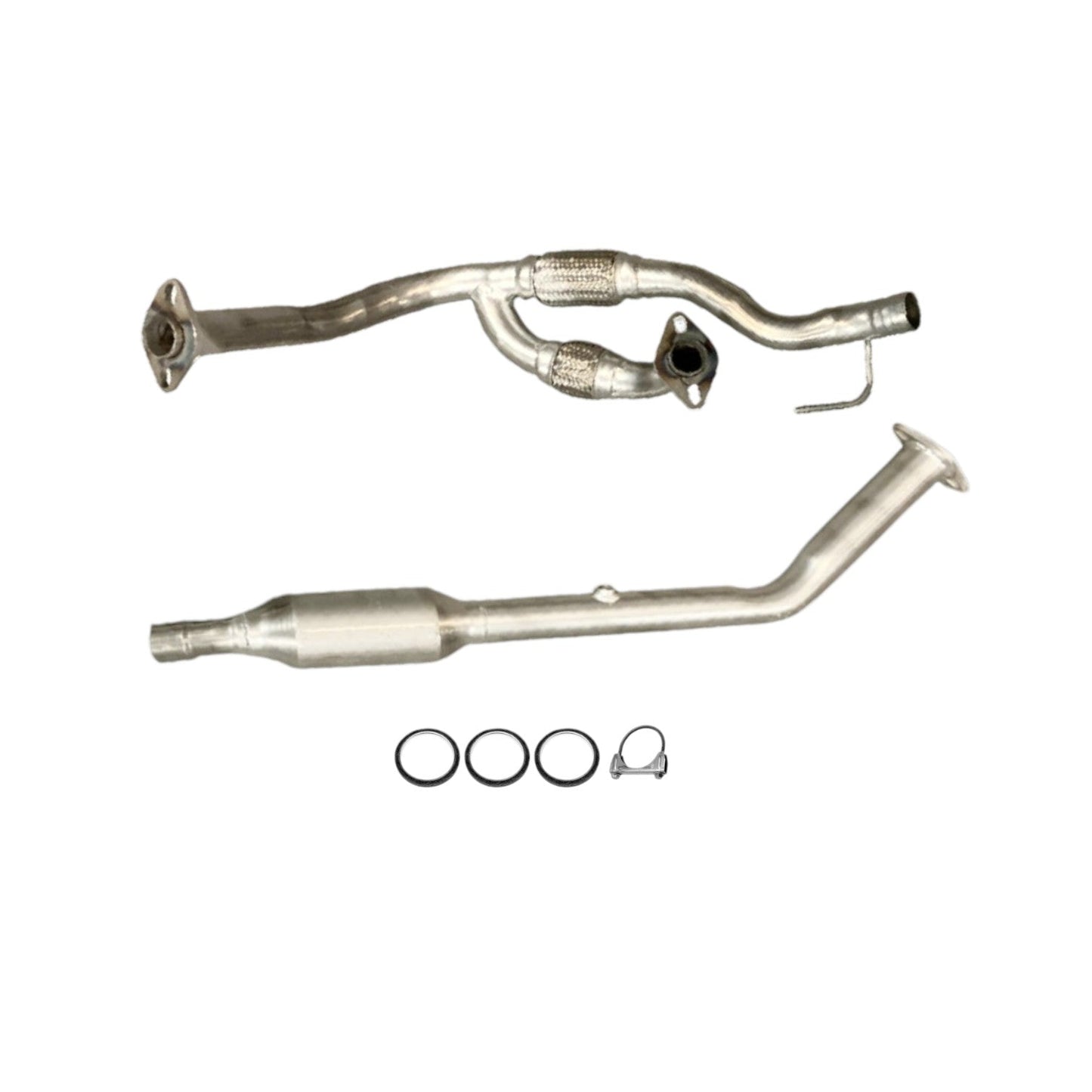 56187 - Toyota Sienna 3.0L (1998, 1999, 2000) V6 Flex Y Pipe with catalytic Converter
