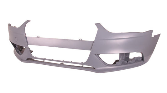 Bumper Fr W/O S-Line Pkg W/O H/L Washer/Sensor Primed Gray - Audi S5 2008-2017 | Audi A4 2009-2016 | Audi A5 2008-2017