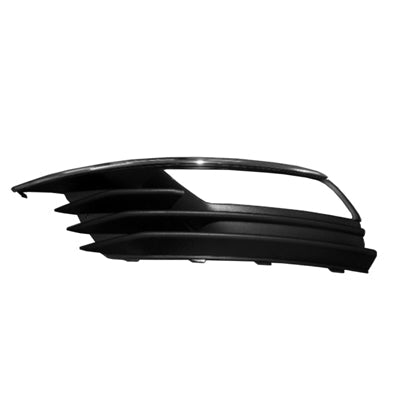 Fog Lamp Bezel Fr Lh W/O S Line Sdn/Conv Black - Audi A3 2015-2016