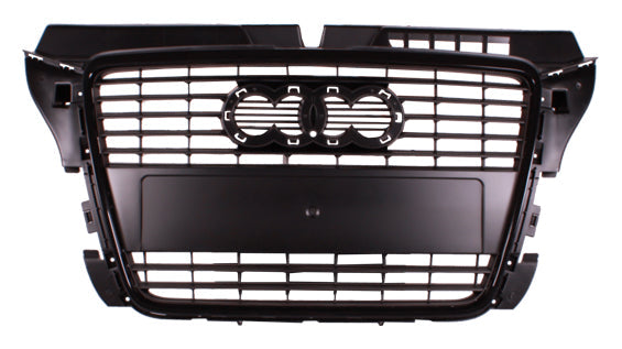 Grille Painted Black - Audi A3 2009-2013