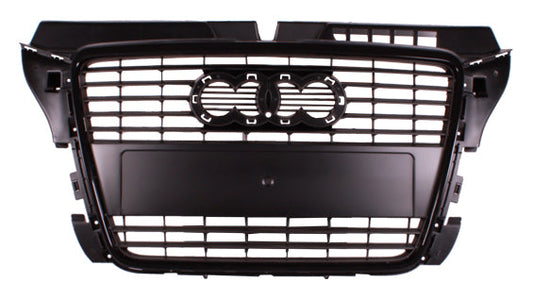 Grille Painted Black - Audi A3 2009-2013