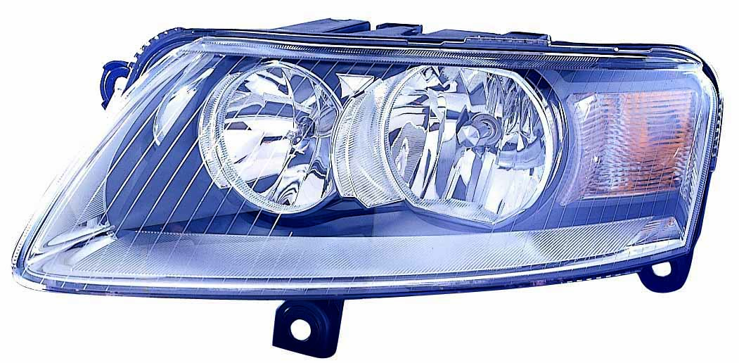 Head Lamp Lh Halogen Sdn 05-08/Wgn 06-08 Hq - Audi A6 2005-2008