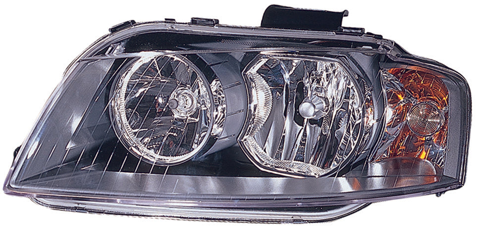Head Lamp Rh Halogen Hq - Audi A3 2006-2008