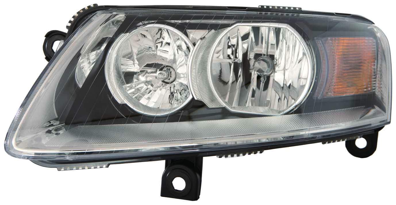 Head Lamp Rh Halogen Hq - Audi A6 2009-2011