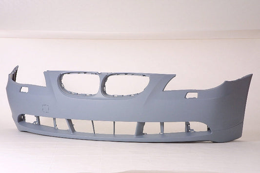 Bumper Fr Primed Gray W/O M Pkg W/O Sensor Hole - Bmw 5 Series 2004-2007