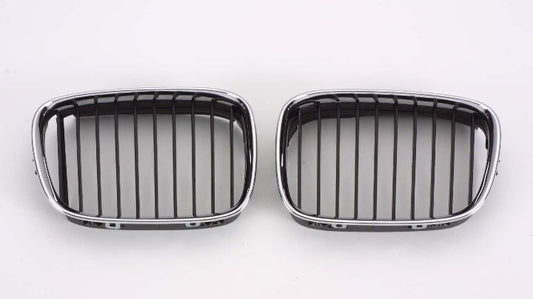 Grille Lh Chrome/Black - Bmw 3 Series Sedan (1999-) 2001-2006 | Bmw Z3 2001-2002 | Bmw X5 2001-2006