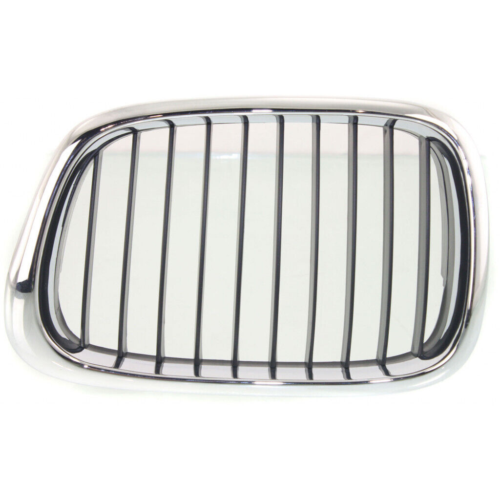 Grille Lh Chrome/Black 525I/530I - Bmw 3 Series Sedan (1999-) 2001-2006 | Bmw Z3 2001-2002 | Bmw X5 2001-2006