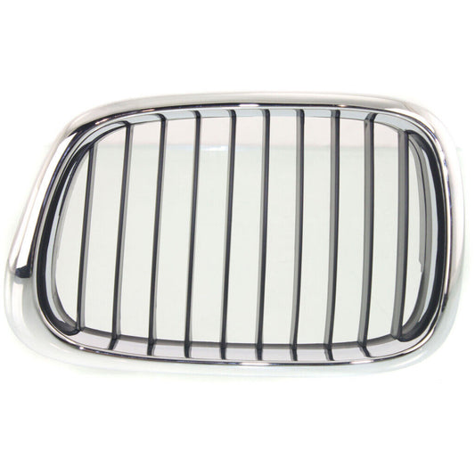 Grille Lh Chrome/Black 525I/530I - Bmw 3 Series Sedan (1999-) 2001-2006 | Bmw Z3 2001-2002 | Bmw X5 2001-2006