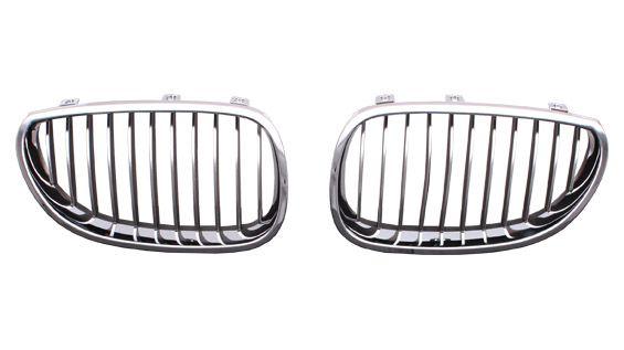 Grille Lh Chrome.Black - Bmw 1 Series 2008-2010 | Bmw 3 Series Sedan (1999-) 2007-2013 | Bmw 5 Series 2008-2010