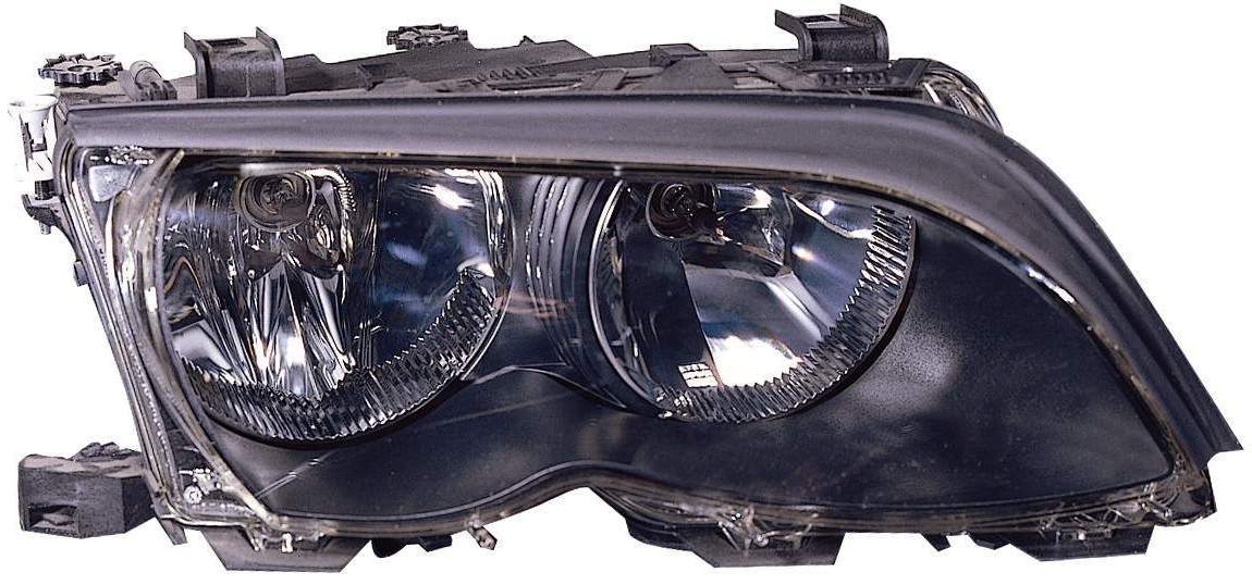 Head Lamp Rh Halogen Black Hq - Bmw 3 Series Wagon 2002-2005 | Bmw 3 Series Sedan (1999-) 2002-2005