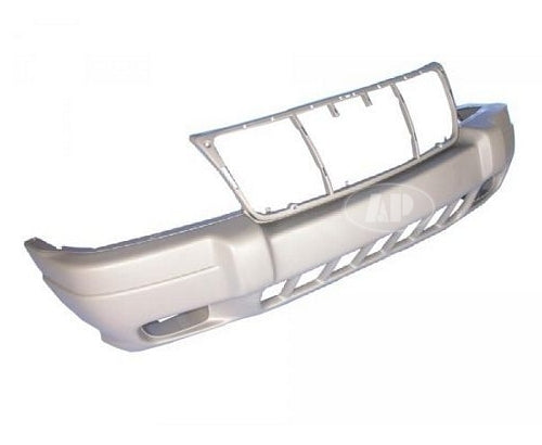 Bumper Fr W/Fog Lamp Hole Larido Textured Gray/Brownstone - Jeep Grand Cherokee 1999-2003