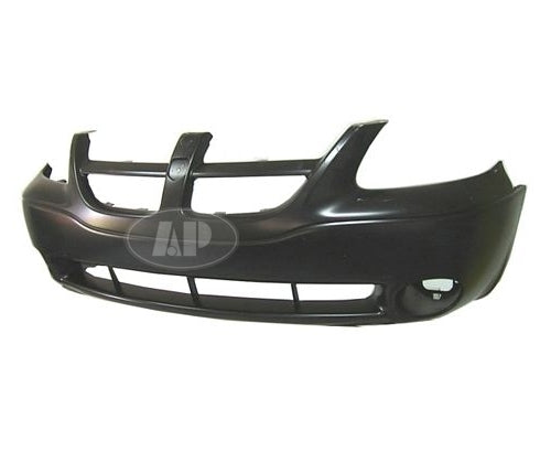 Bumper Fr Primed Se W/Fog Lamp Hole - Dodge Caravan 2001-2004