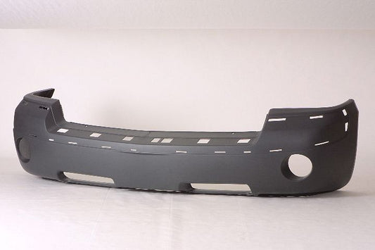 Bumper Fr Textured Dark Gray W/Fog Lamp Hole /Moulding Hole - Dodge Dakota Pickup 2005-2007