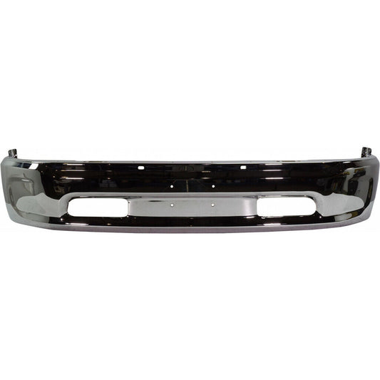 Bumper Face Bar Fr Chrome W/O Sensor W/O Fog Lamp Hole - Ram Pickup-Ram-1500 2013-2018