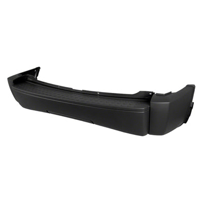 Bumper Rr Matte-Black W/O Trailer Hitch Hole W/O Sensor Hole - Dodge Nitro 2007-2009
