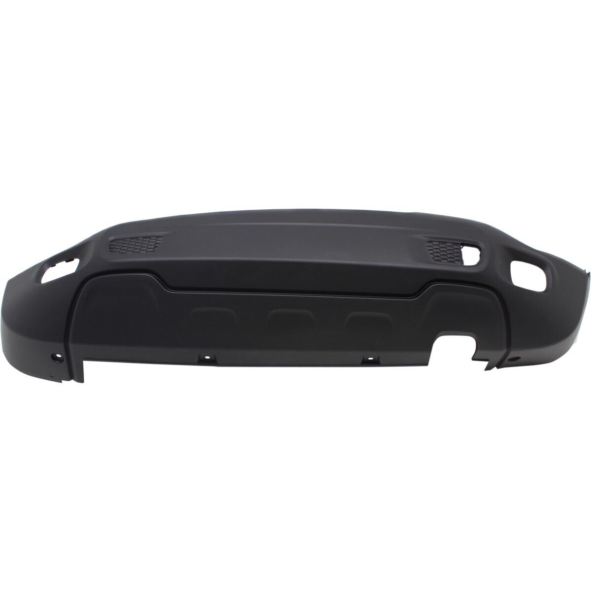 Bumper Rr 1Pc Style W/O Sensor/Trailer Hitch Hole W/Right Side Tow Hook Hole - Jeep Renegade 2015-2023