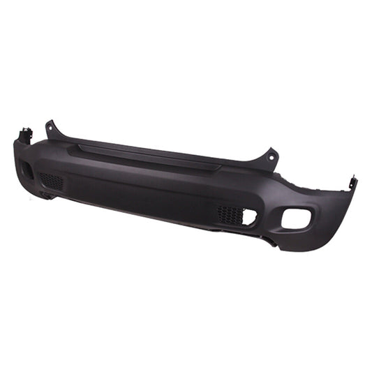 Bumper Rr Upper W/O Sensor/Trailer Hitch (Will Require Separate Valance)W/Right Side Tow Hook Hole - Jeep Renegade 2015-2023