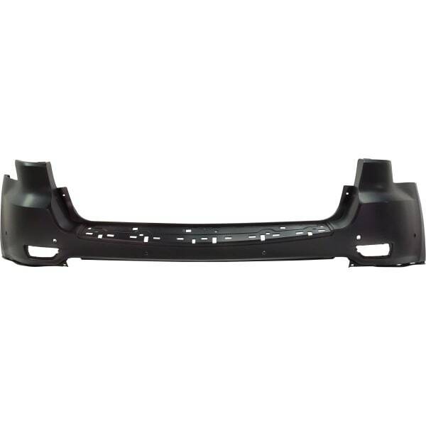 Bumper Rr Primed W/ 2 Advanced Park Holes/Blind Spot Laredo/Ltd/Overland/Trailhawk Model - Dodge Durango 2011-2025 | Jeep Grand Cherokee 2011-2021 | Jeep Grand Cherokee Wk 2022
