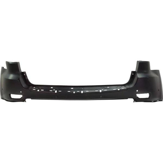 Bumper Rr Primed W/ 2 Advanced Park Holes/Blind Spot Laredo/Ltd/Overland/Trailhawk Model - Dodge Durango 2011-2025 | Jeep Grand Cherokee 2011-2021 | Jeep Grand Cherokee Wk 2022