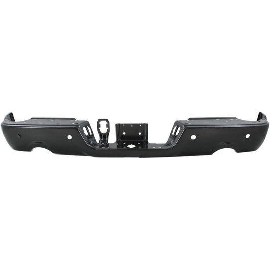Bumper Rr Assy Black Ptm W/Sensor For 1500 W/ Dual Exhaust - Ram Pickup-Ram-1500 Classic 2019-2023 | Ram Pickup-Ram-1500 2011-2018 | Dodge Pickup Dodge Ram1500 2009-2010