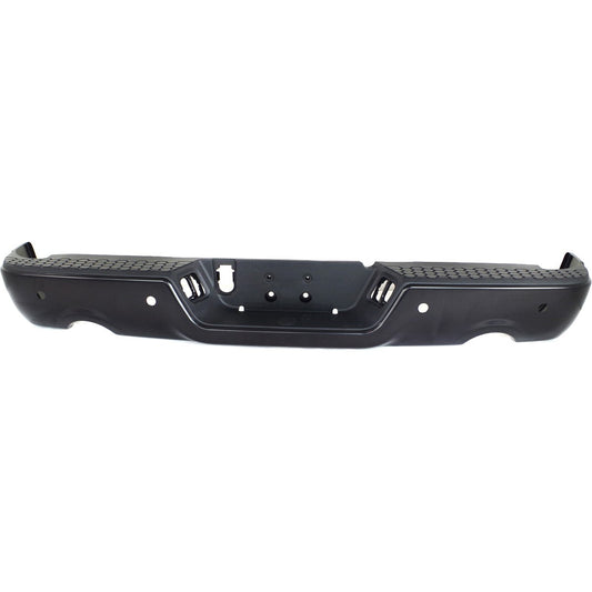 Bumper Rr Assy Black Ptm W/Sensor For 1500 Model W/Dual Exhaust - Ram Pickup-Ram-1500 Classic 2019-2023 | Ram Pickup-Ram-1500 2011-2018 | Dodge Pickup Dodge Ram1500 2009-2010