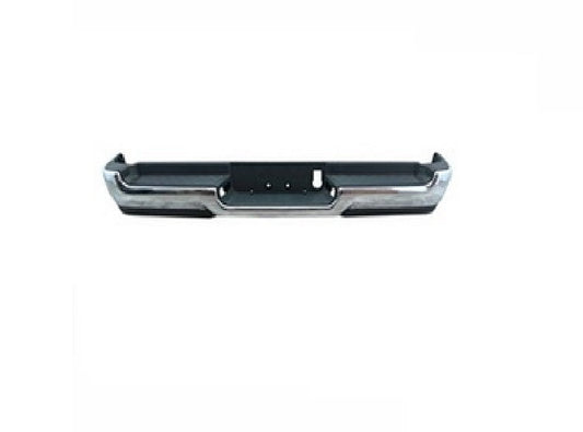 Bumper Rr Assy Chrome Finish W/Pad / Single Exhaust W/O Sensor Exclude Rebel/Trx - Ram Pickup-Ram-1500 2019-2024