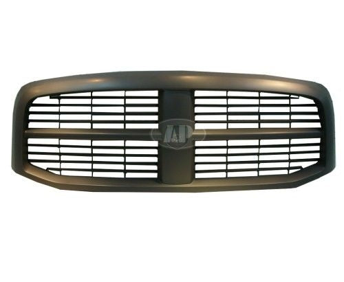 Grille Matte-Black - Dodge Pickup Dodge Ram2500-3500 2006-2008 | Dodge Pickup Dodge Ram Mega Cab 2006-2008 | Dodge Pickup Dodge Ram1500 2006-2008