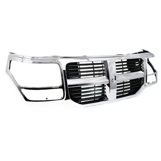 Grille Black W/Chrome Frame - Dodge Nitro 2007-2011