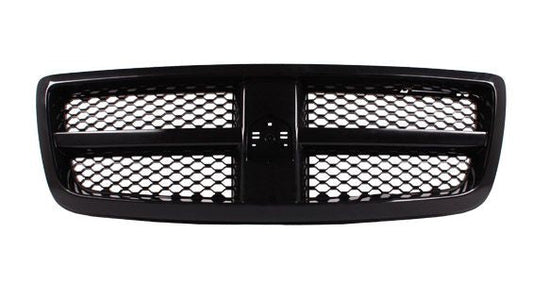 Grille Matte-Black W/Painted-Black Frame - Ram Pickup-Ram-1500 Classic 2019-2023 | Ram Pickup-Ram-1500 2011-2018 | Dodge Pickup Dodge Ram1500 2009-2010