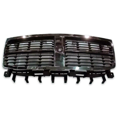 Grille Matte-Black W/Chrome Frame 07-09 - Dodge Durango 2007-2009