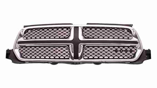 Grille Chrome Painted Black W/Accent Colour - Dodge Durango 2011-2013