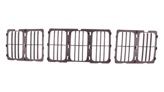 Grille Matte-Black Louvered Style Laredo/Ltd - Jeep Grand Cherokee 2014-2016
