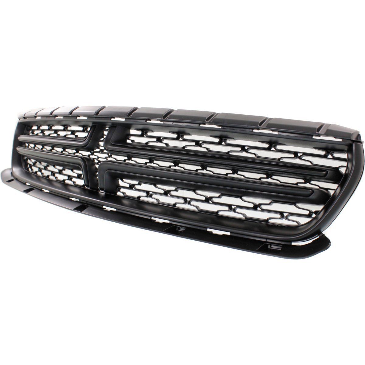 Grille Flat Black Crosshairs And Moulding Exclude Scat Pack/Srt/Hellcat Model - Dodge Charger 2020-2023