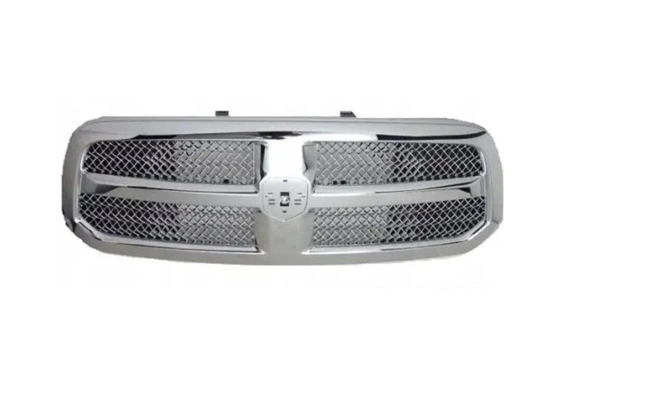 Grille Chrome Frame W/Chrome Wave Mesh - Ram Pickup-Ram-1500 Classic 2019-2022 | Ram Pickup-Ram-1500 2013-2018