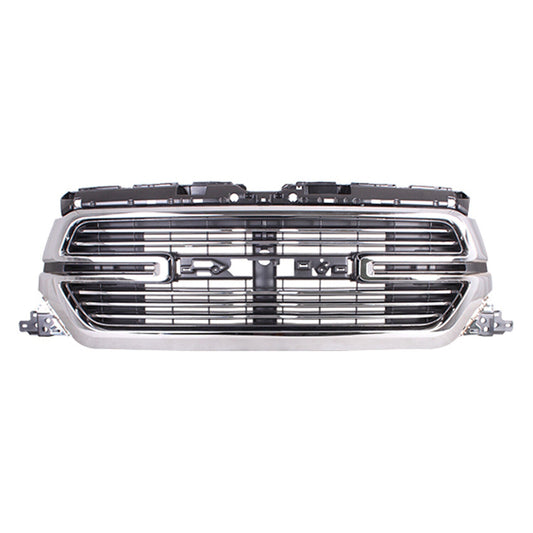Grille Chrome Surround W/Chrome Billets W/Camera Laramie Model - Ram Pickup-Ram-1500 2019-2022