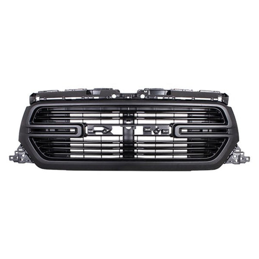 Grille Fr Matte Dark Gray W/O Surround View Camera - Ram Pickup-Ram-1500 2019-2022