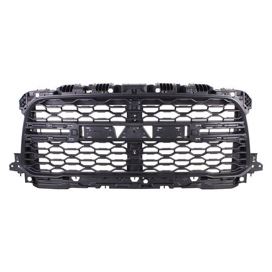 Grille Fr Black Mesh Pattern W/ Nostrils W/O Camera/Moldings For Tradesman Models - Ram Pickup-Ram-3500 2019-2024 | Ram Pickup-Ram-2500 2019-2024 | Ram Pickup-Ram-4500 2019-2024