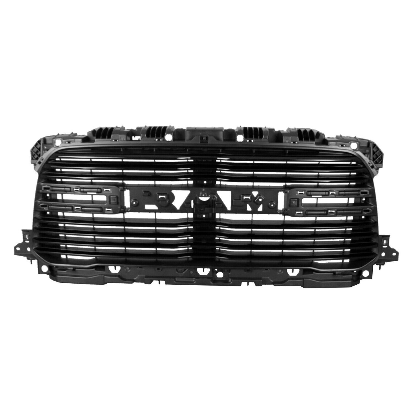Grille Fr Gloss Black Billet Type W/ Nostrills / Big Horn/Laramie - Ram Pickup-Ram-3500 2019-2024 | Ram Pickup-Ram-2500 2019-2024 | Ram Pickup-Ram-4500 2019-2024