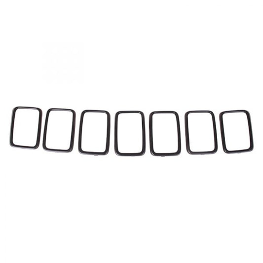 Grille Trim Ring Set (7-Piece Set) Primed Srt/Trackhawk Models - Dodge Durango 2011-2025 | Jeep Grand Cherokee 2011-2021 | Jeep Grand Cherokee Wk 2022