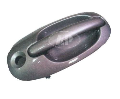 Door Handel Fr Lh Outer Textured Black - Dodge Caravan 1996-2000