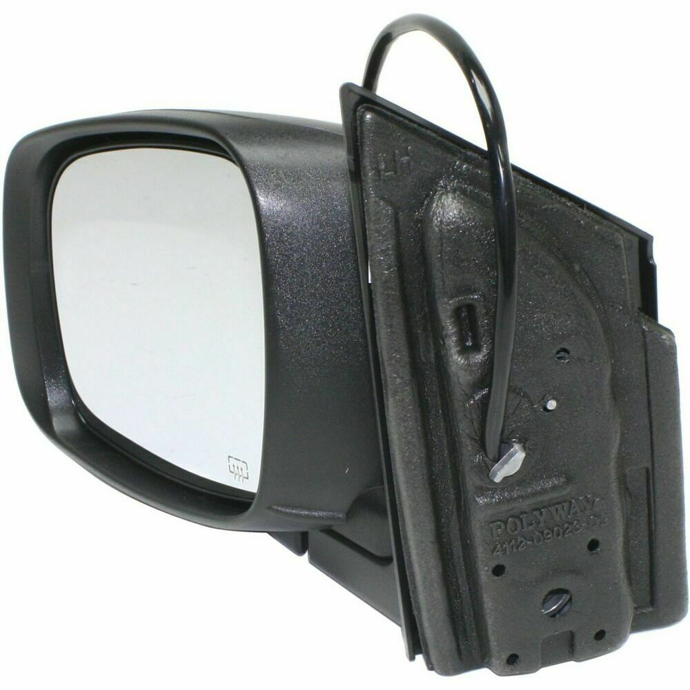 Door Mirror Lh Power Htd Textured With White 6 Hole/5 Pin Connector - Chrysler Town And Country 2012-2016 | Ram Cargo-Van-Ram 2012-2015 | Dodge Caravan 2012-2020