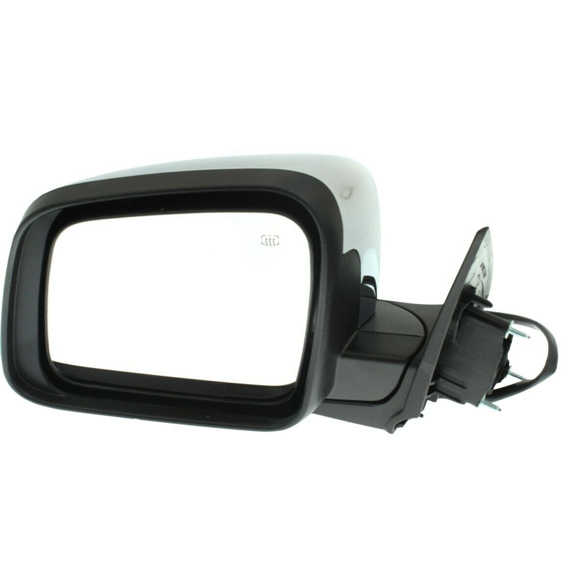 Door Mirror Lh Power Htd W/O Signal/ Blind Spot Chrome - Dodge Durango 2018-2020