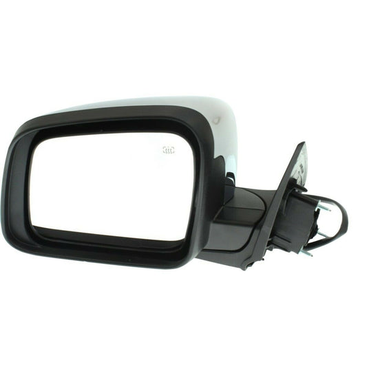 Door Mirror Lh Power Htd W/O Signal/ Blind Spot Chrome - Dodge Durango 2018-2020