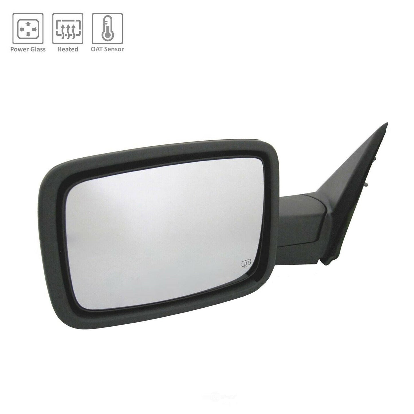 Door Mirror Lh Power Htd Std Type W/Dual Plug - Ram Pickup-Ram-3500 2019-2020 | Ram Pickup-Ram-2500 2019-2020