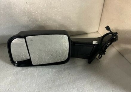 Door Mirror Lh Power Textured W/Blind Spot/Signal/Puddle Lamp/Temp Sensor Tow Style - Ram Pickup-Ram-1500 2019-2024