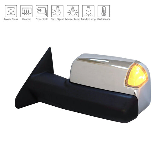 Door Mirror Lh Power Htd/Puddle/Signal/Spotter/Sensor - Ram Pickup-Ram-2500 2019-2022 | Ram Pickup-Ram-3500 2019-2022