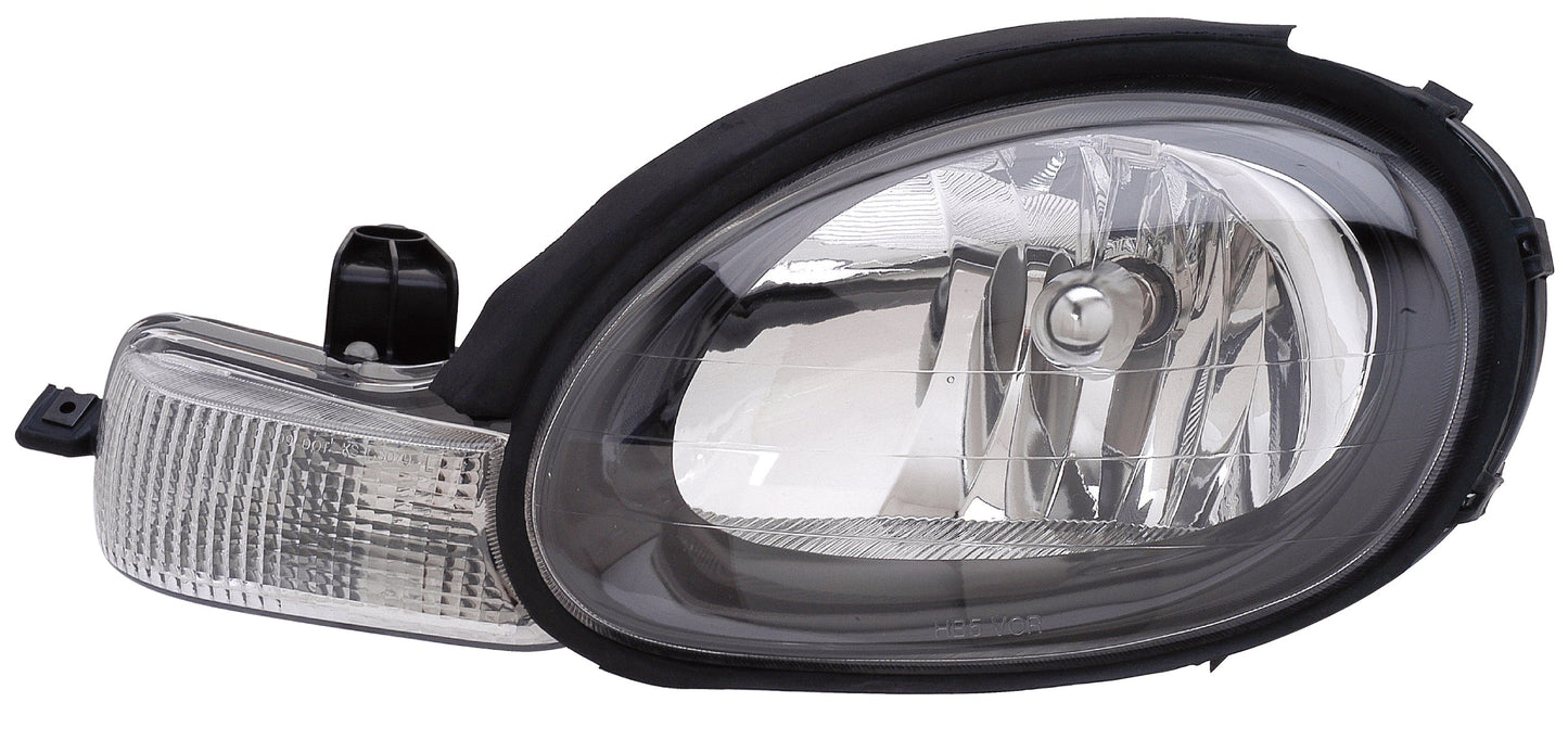 Head Lamp Lh Black Bezel - Dodge Neon 2001